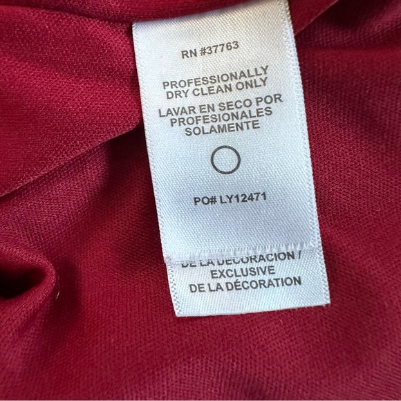 LAUNDRY SHELLI SEGAL VIXEN RED BODYCON BACK-ZIP MINI COCKTAIL DRESS Sz10 - Picture 11 of 14